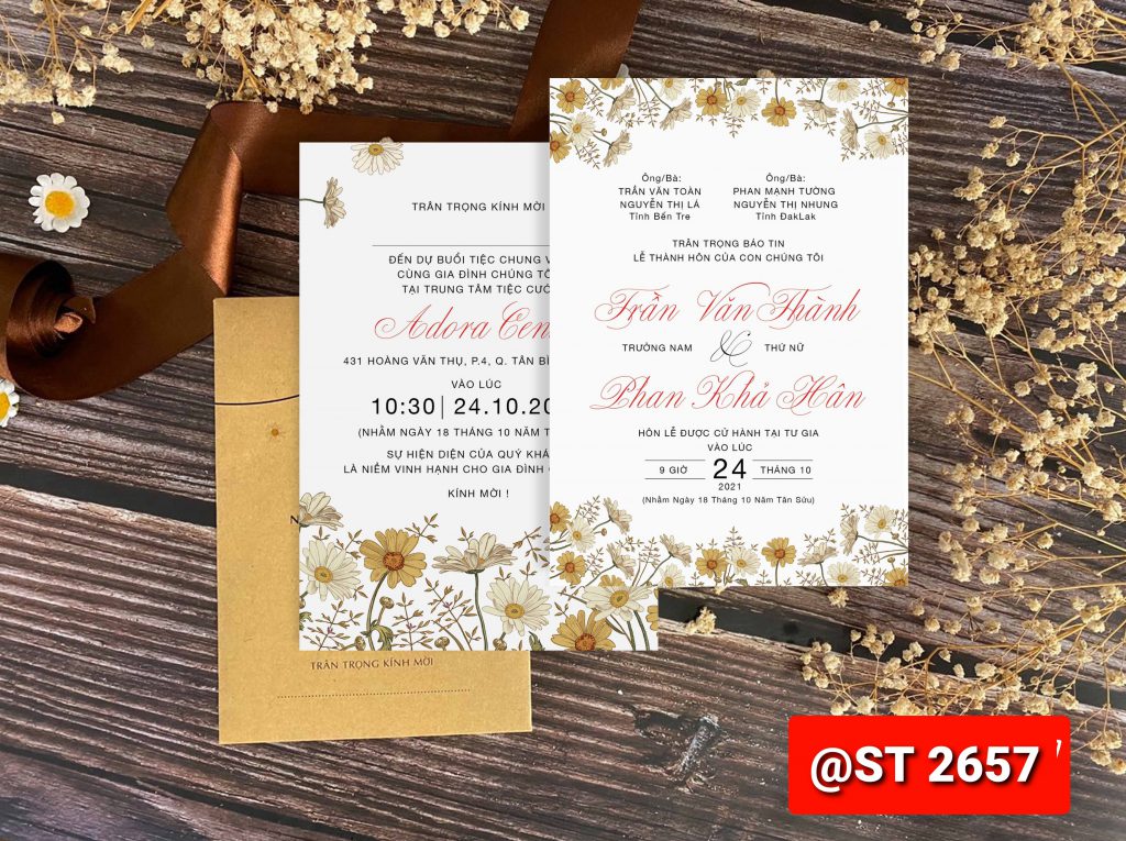 Thiệp cưới 2657