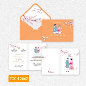 Thiệp cưới 2662C