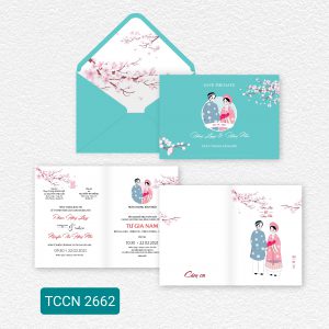 Thiệp cưới 2662N