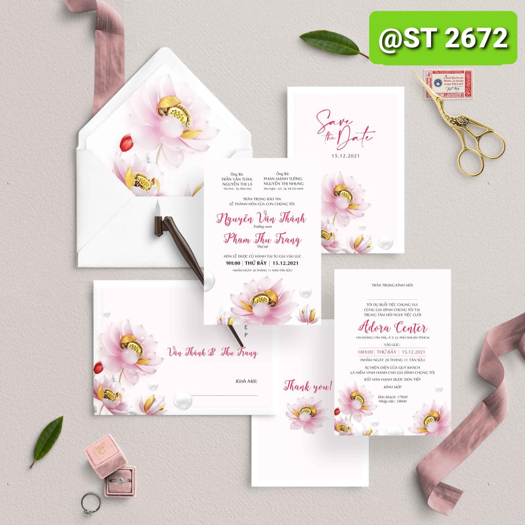 Thiệp cưới 2672