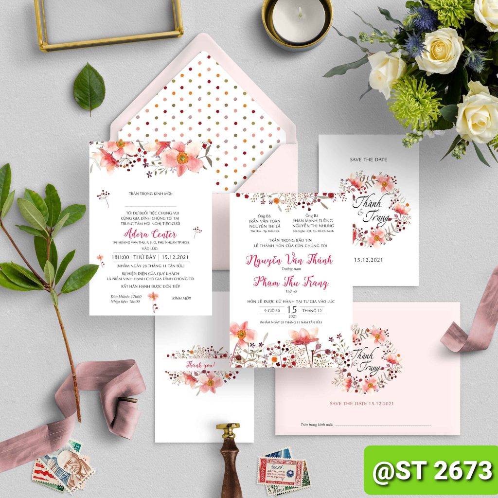 Thiệp cưới 2673