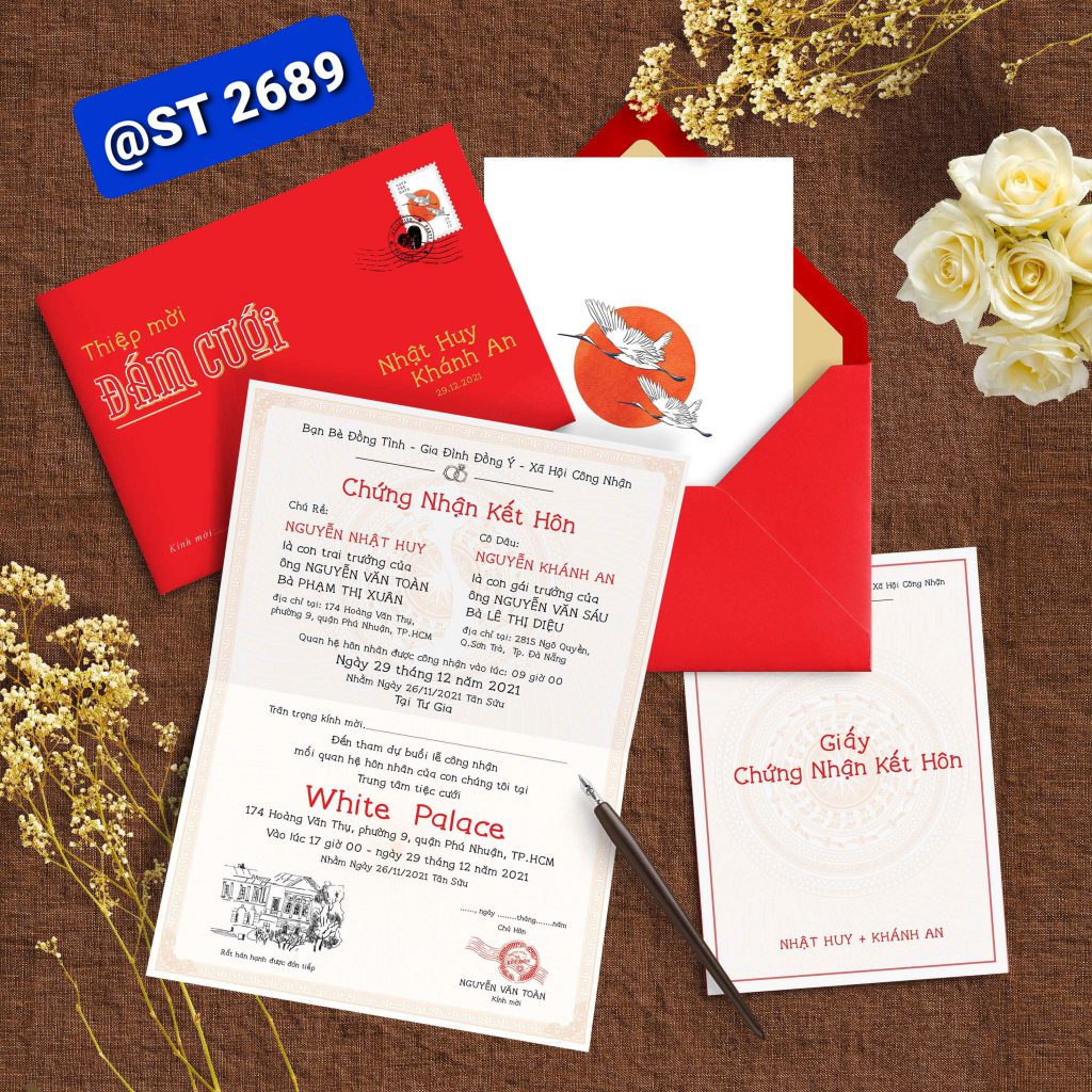 Thiệp cưới 2689