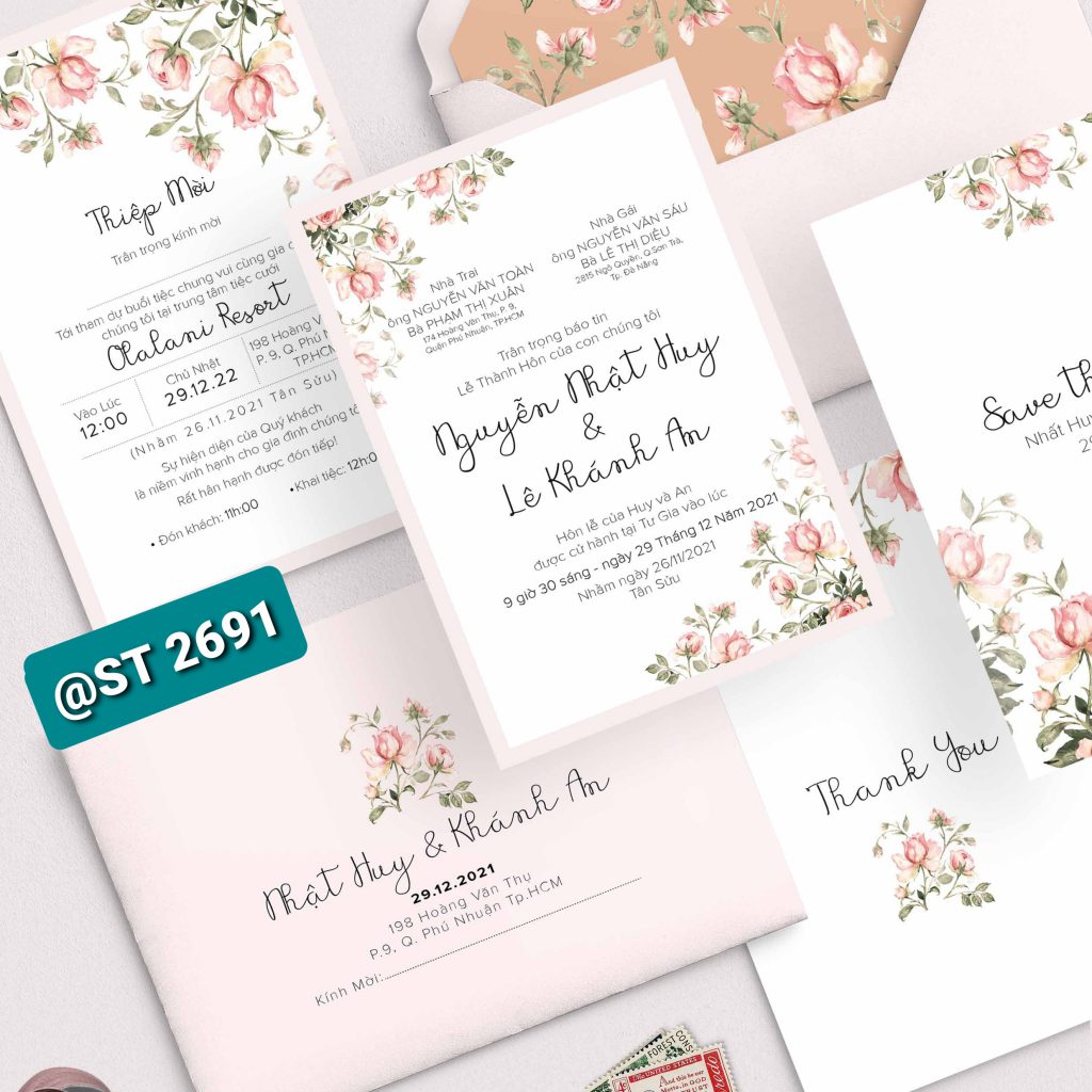 Thiệp cưới 2691