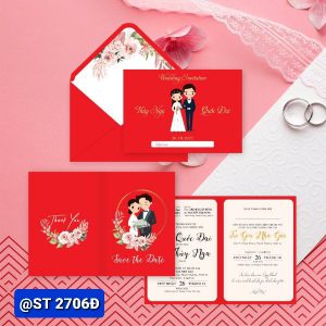Thiệp cưới 2706Đ