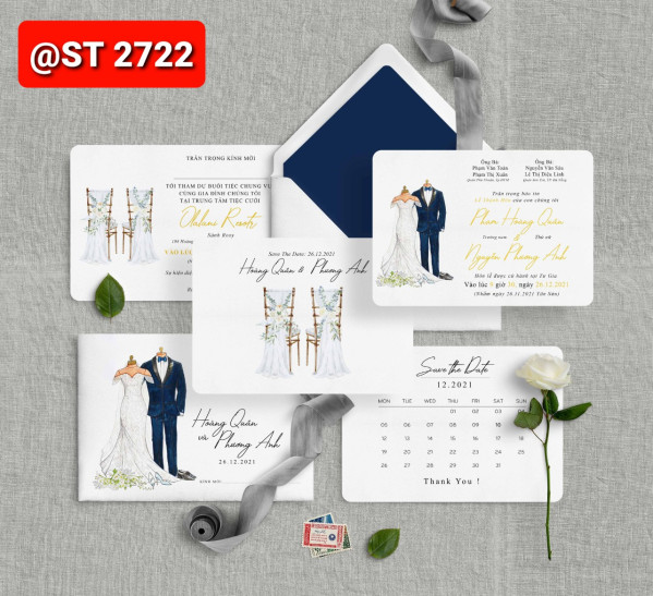 Thiệp cưới 2722