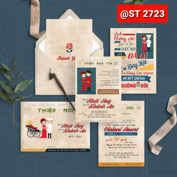Thiệp cưới 2723