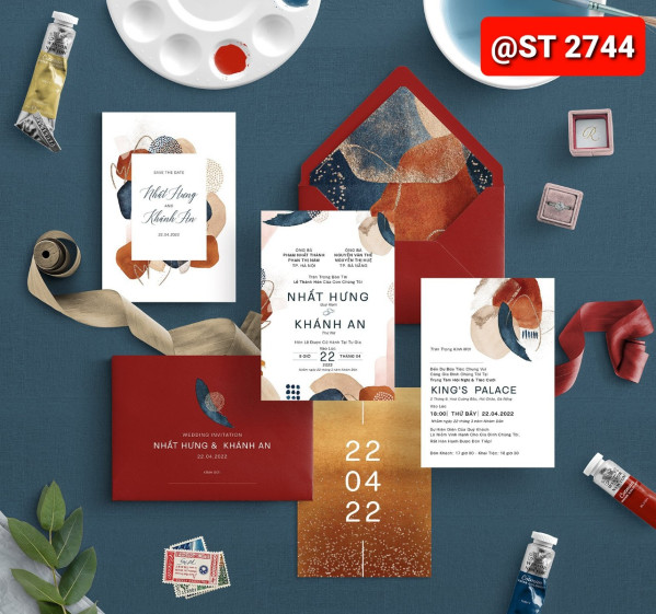 Thiệp cưới 2744