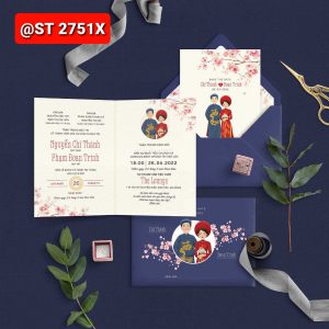 Thiệp cưới 2751X