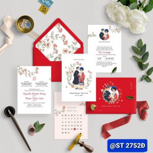 Thiệp cưới 2752Đ