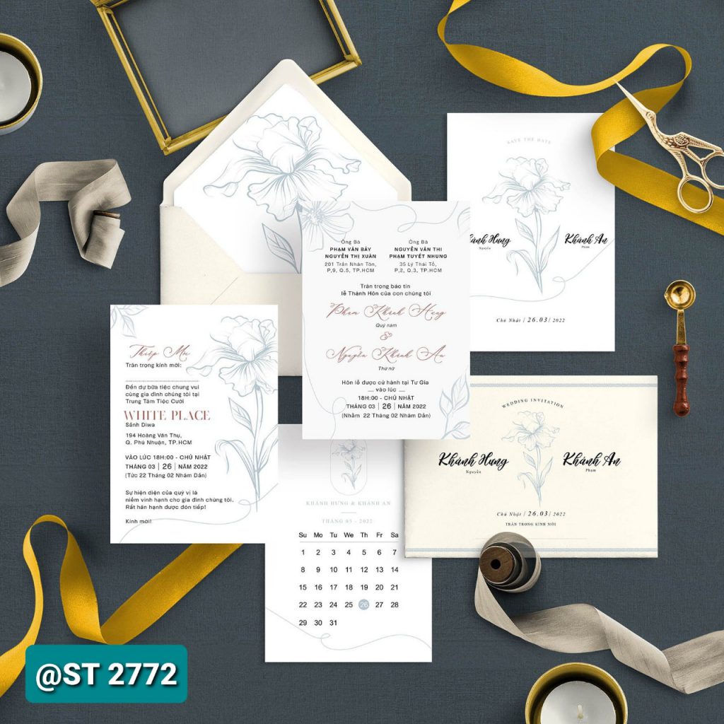 Thiệp cưới 2772