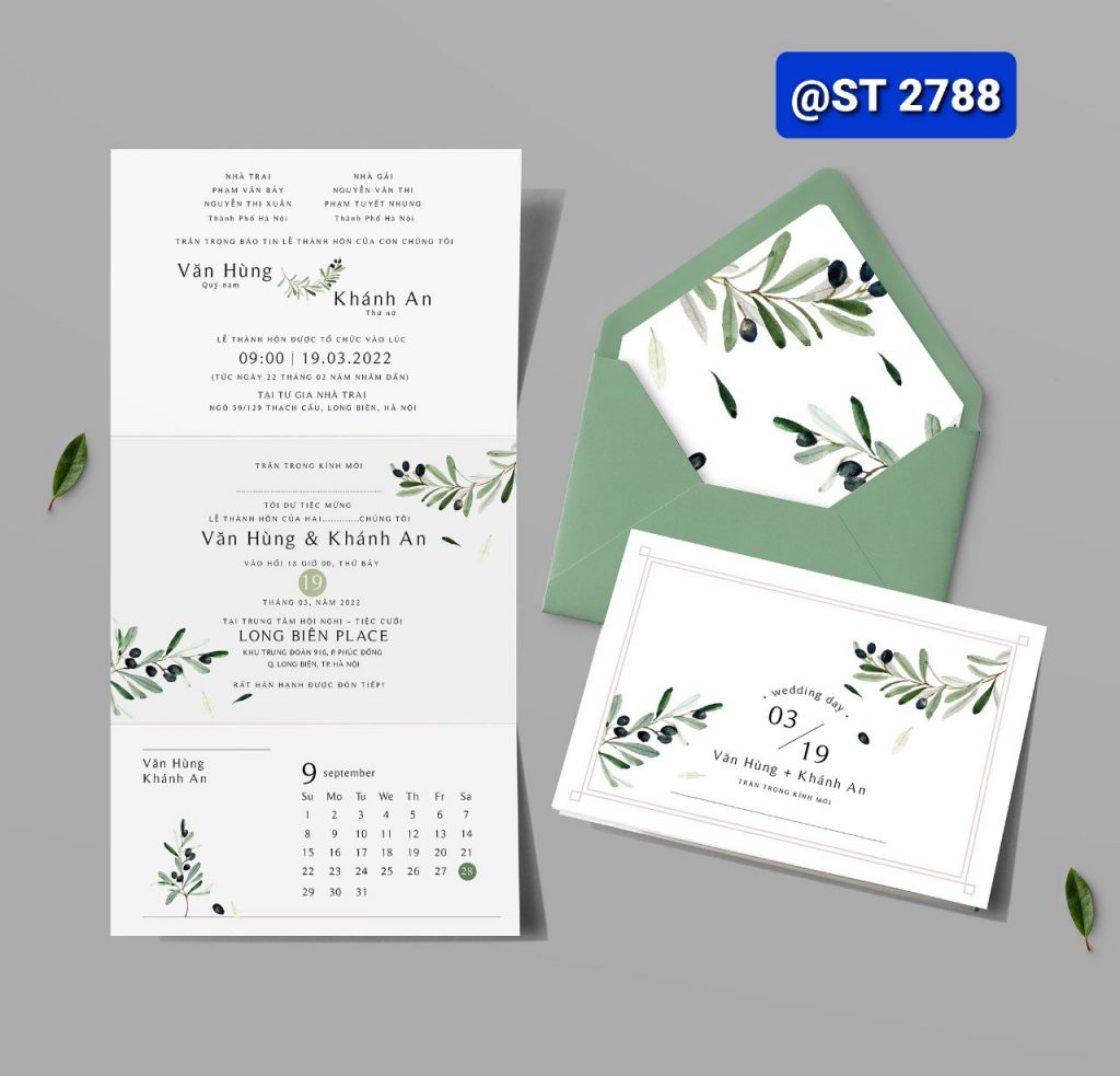 Thiệp cưới 2788