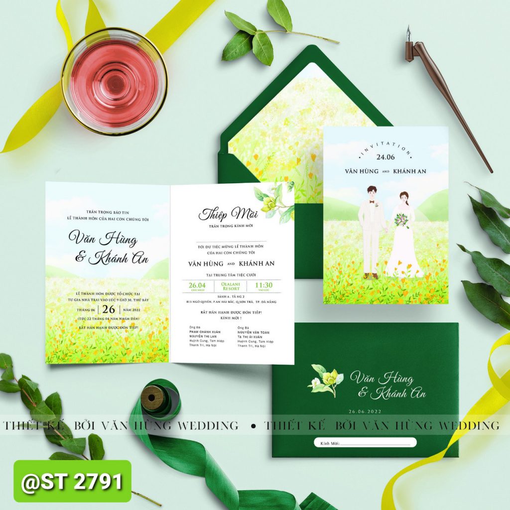 Thiệp cưới 2791