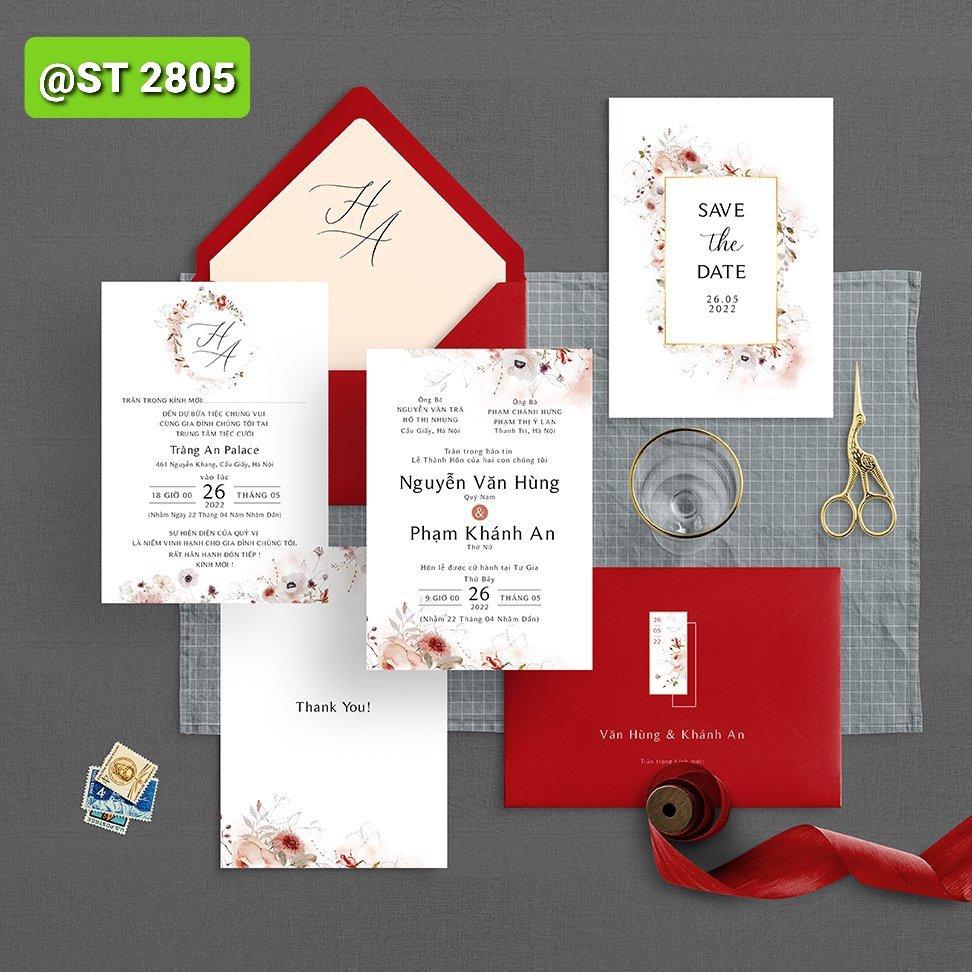 Thiệp cưới 2805