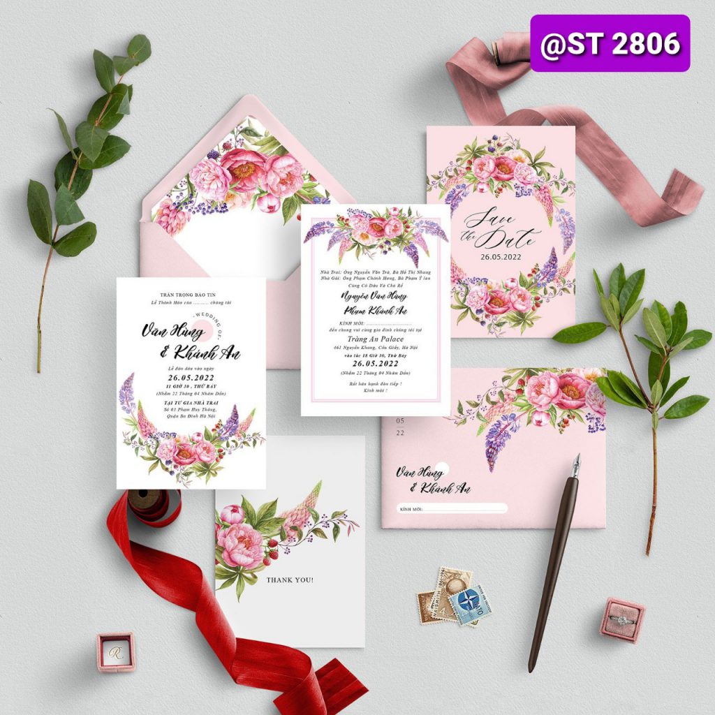 Thiệp cưới 2806