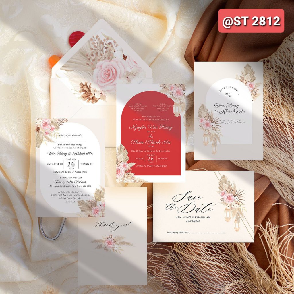 Thiệp cưới 2812