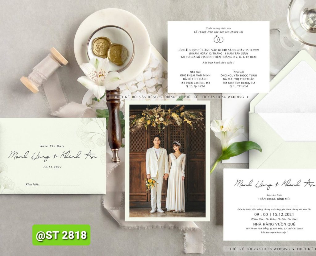 Thiệp cưới 2818
