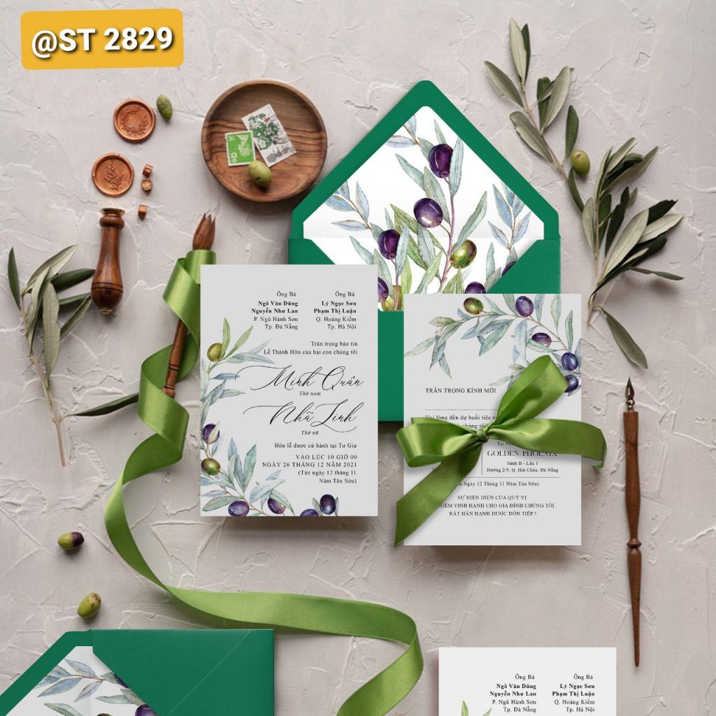Thiệp cưới 2829