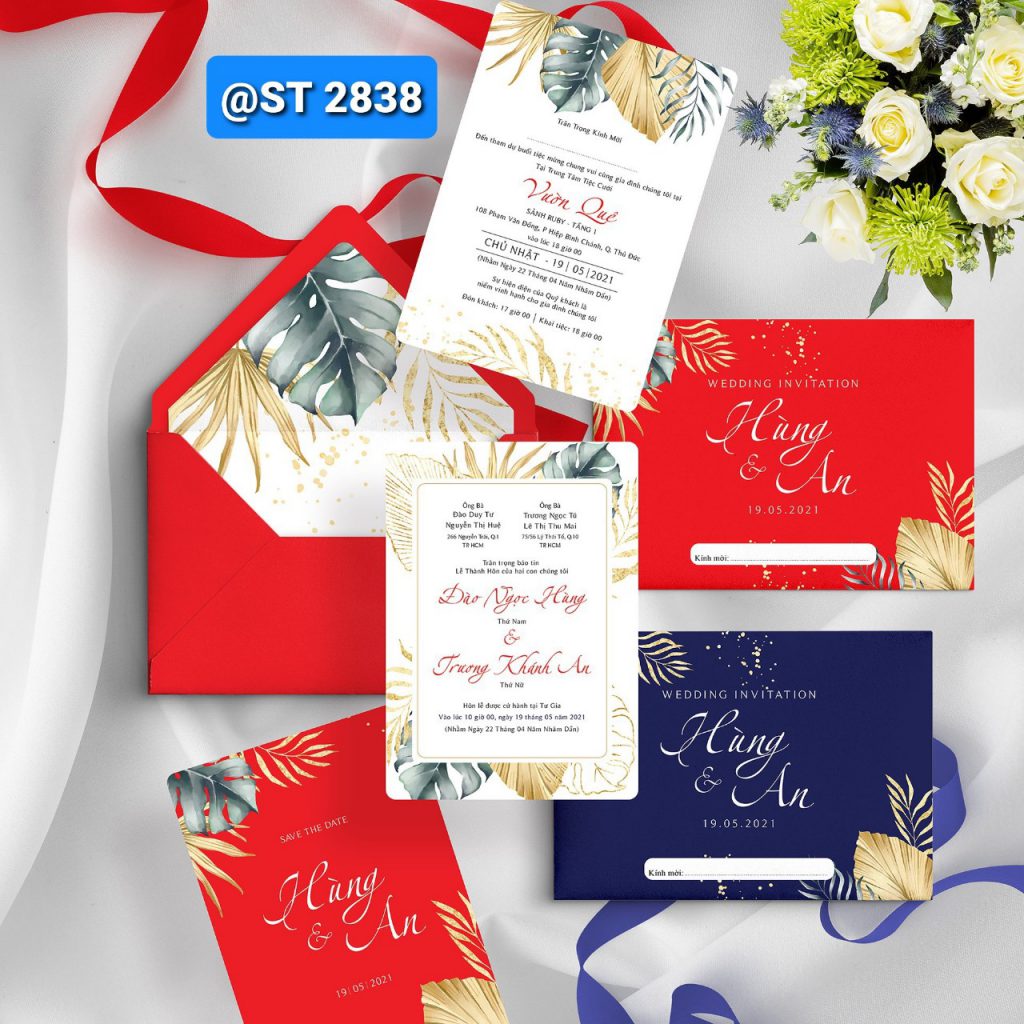 Thiệp cưới 2838