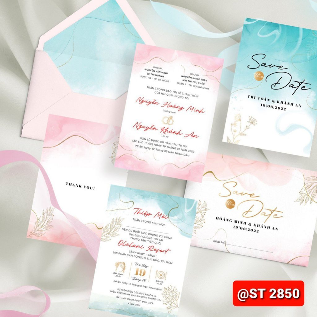 Thiệp cưới 2850