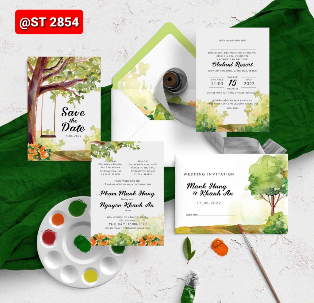 Thiệp cưới 2854