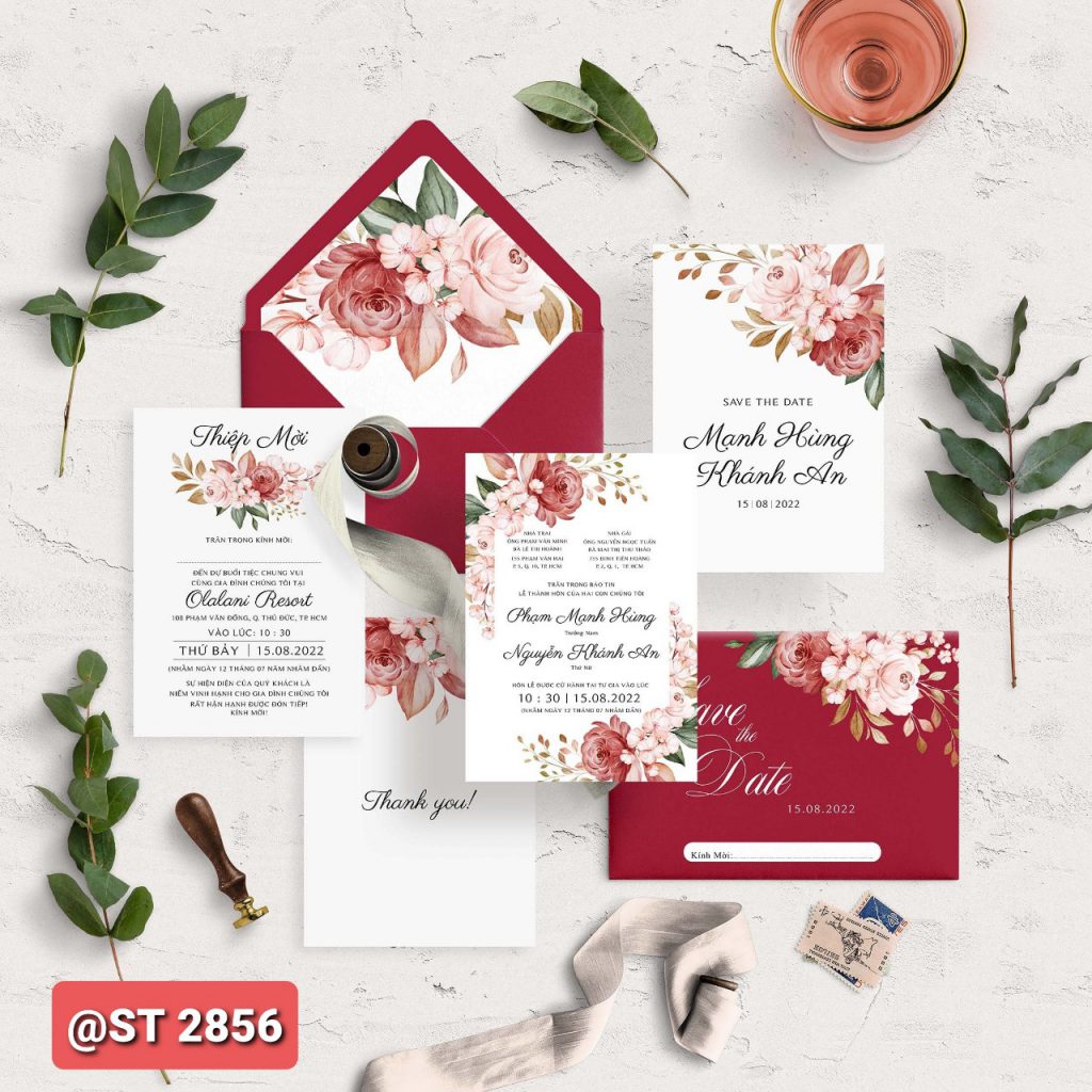 Thiệp cưới 2856