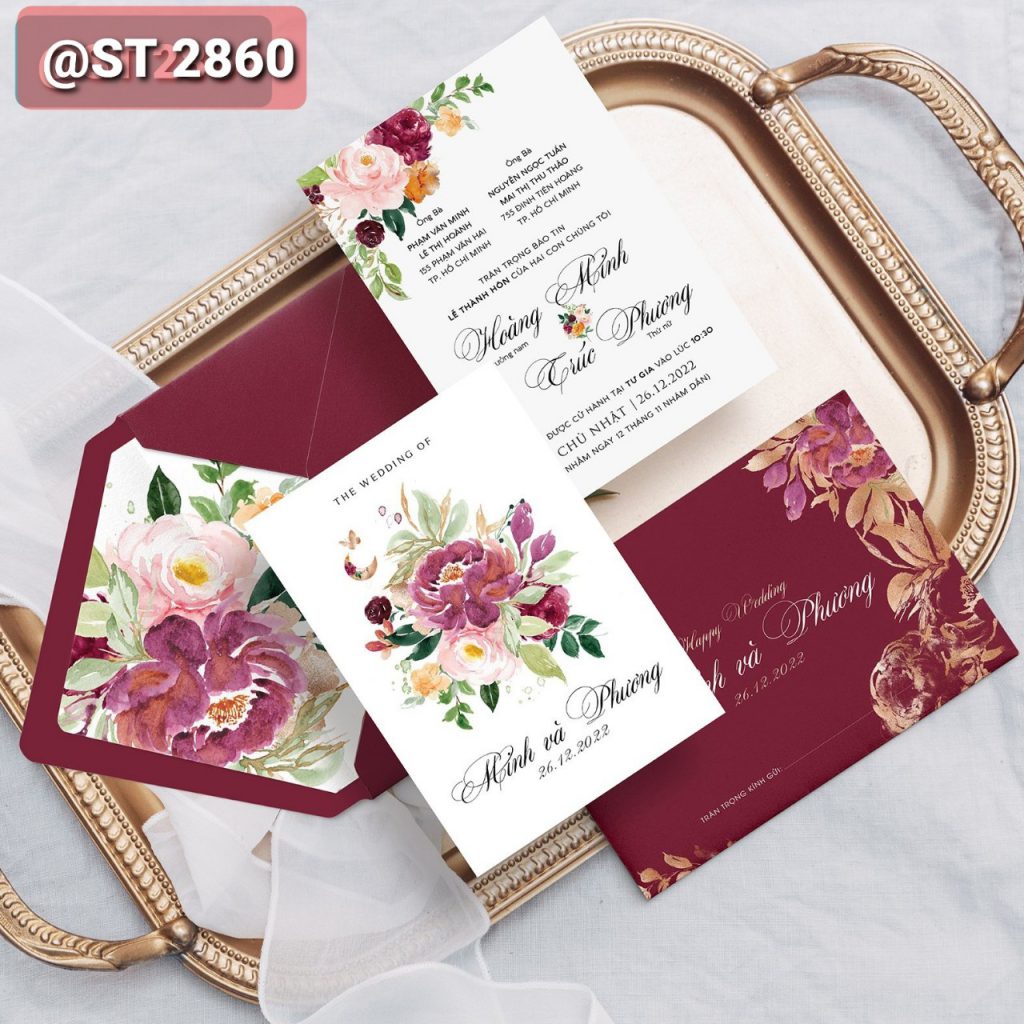 Thiệp cưới 2860