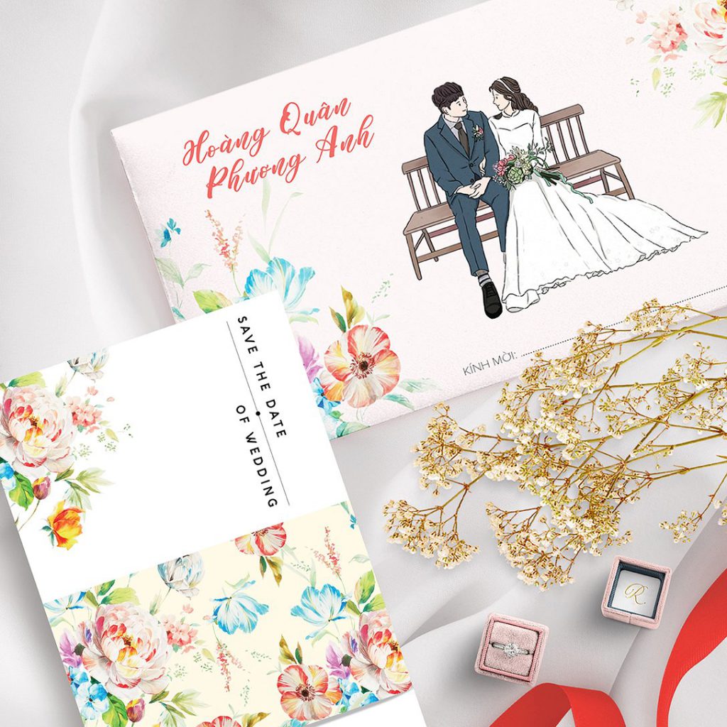 Thiệp cưới 2863A