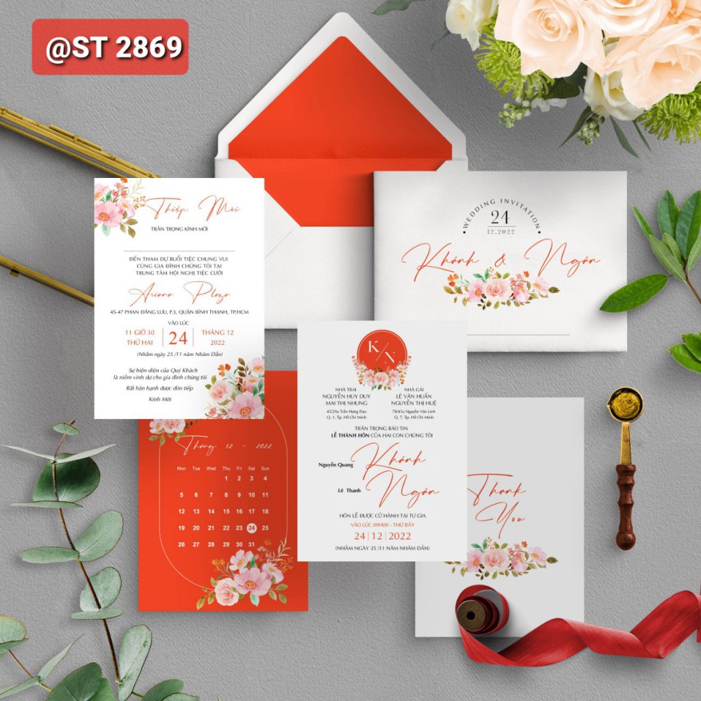 Thiệp cưới 2869
