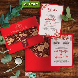 Thiệp cưới 2871A