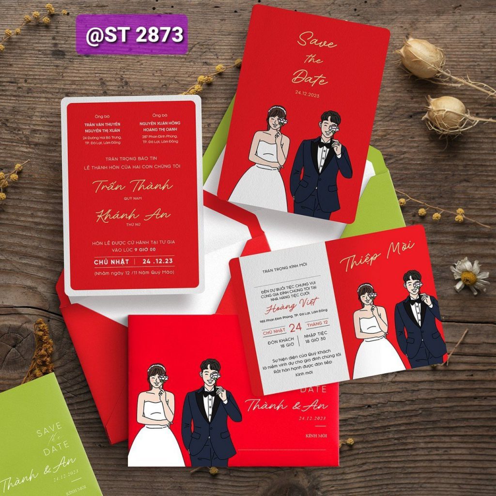 Thiệp cưới 2873