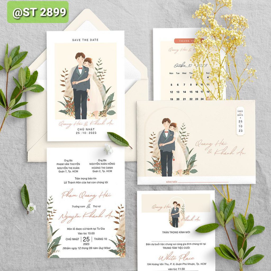 Thiệp cưới 2899