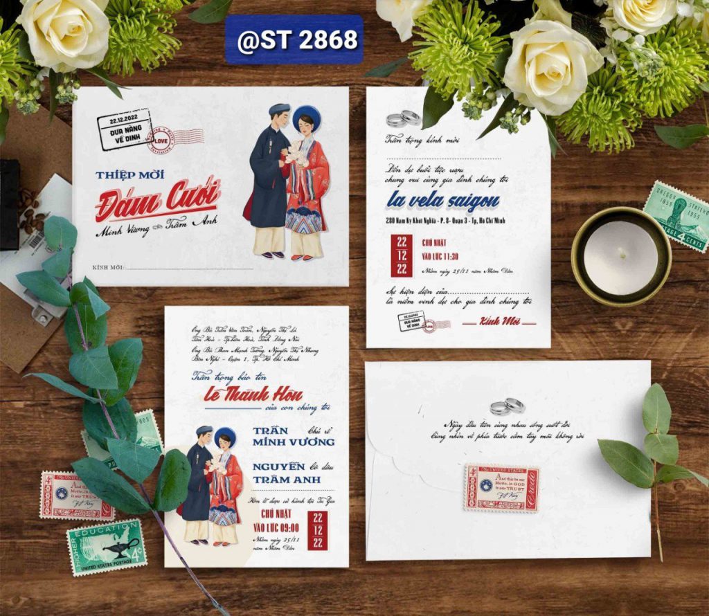 Thiệp cưới ST2868