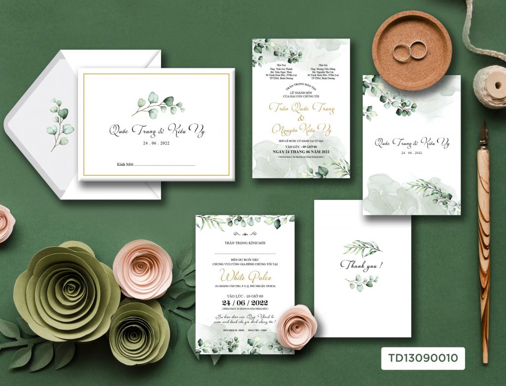 Thiệp cưới TD13090010