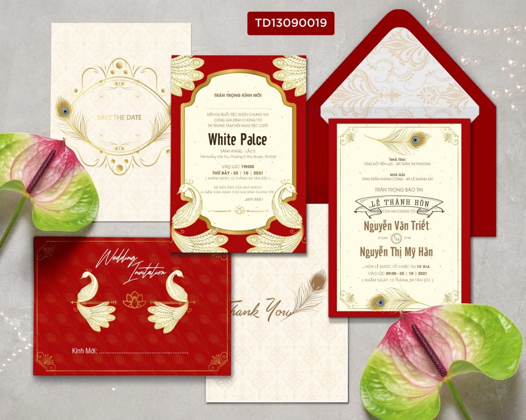 Thiệp cưới TD13090019
