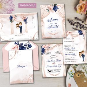 Thiệp cưới TD13090020