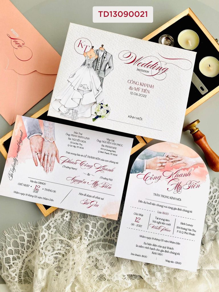 Thiệp cưới TD13090021