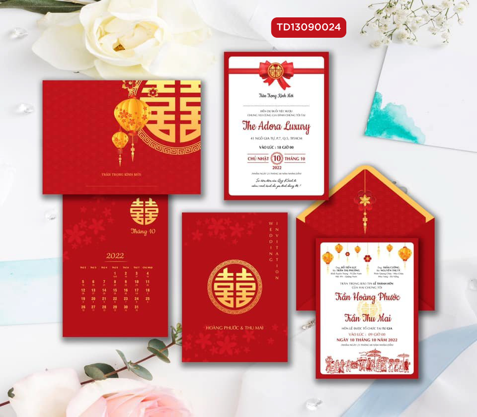 Thiệp cưới TD13090024
