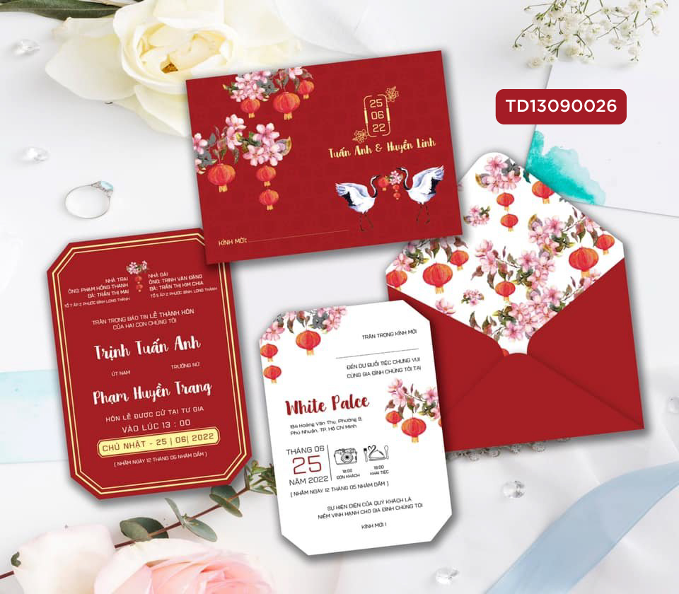 Thiệp cưới TD13090026