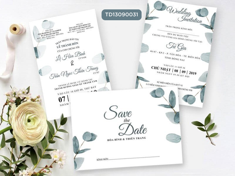 Thiệp cưới TD13090031
