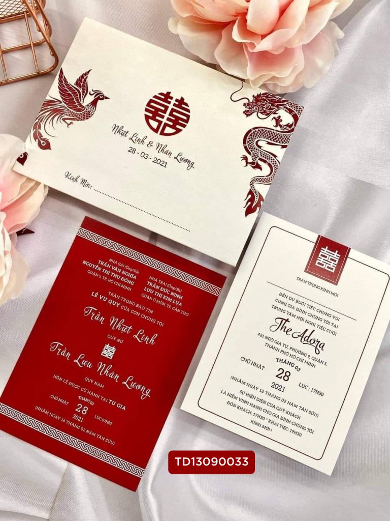 Thiệp cưới TD13090033