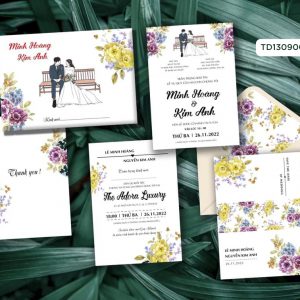Thiệp cưới TD13090035
