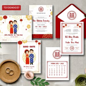 Thiệp cưới TD13090037