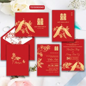 Thiệp cưới TD13090040