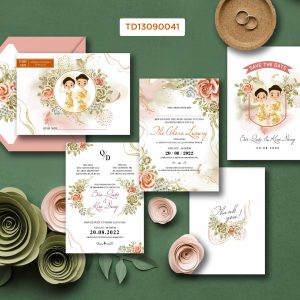 Thiệp cưới TD13090041