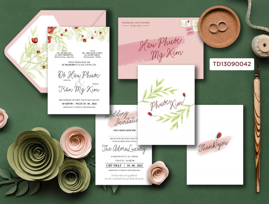 Thiệp cưới TD13090042