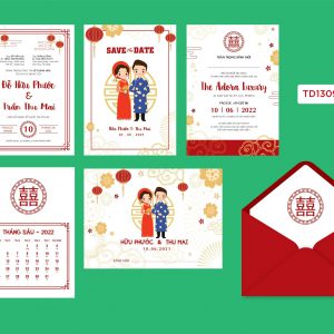Thiệp cưới TD13090043