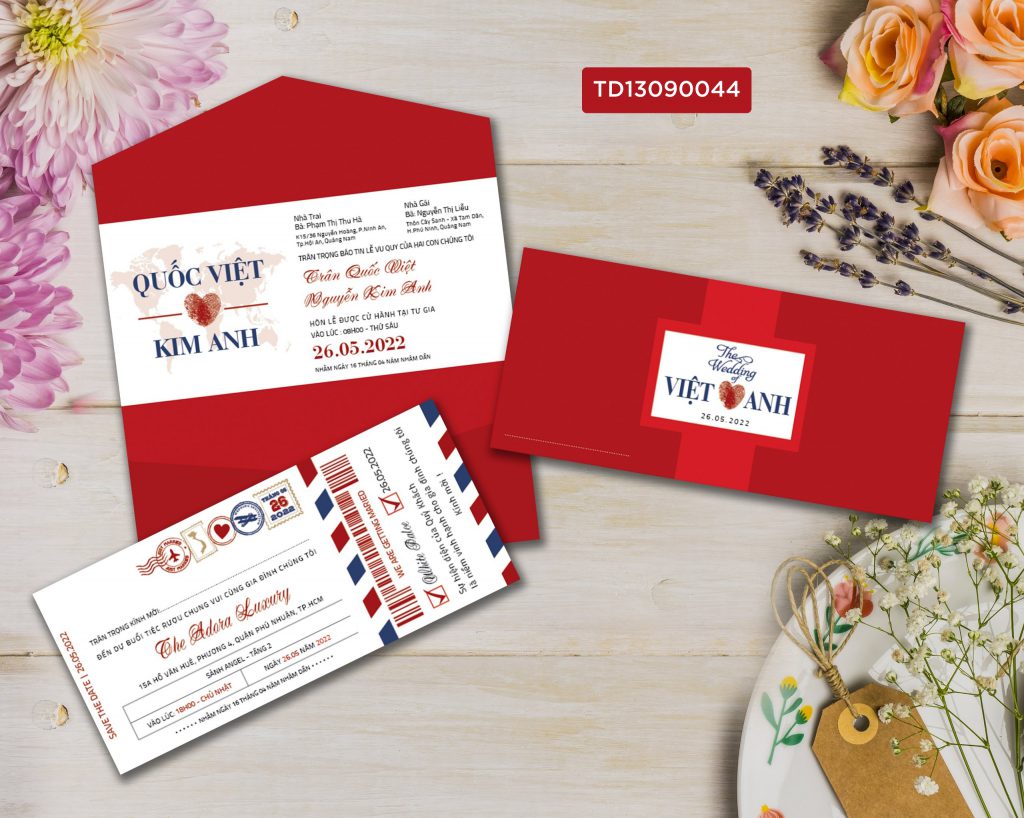 Thiệp cưới TD13090044