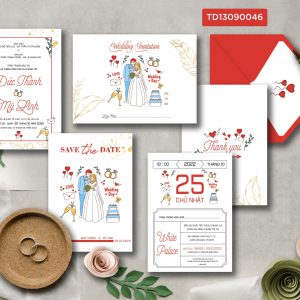 Thiệp cưới TD13090046